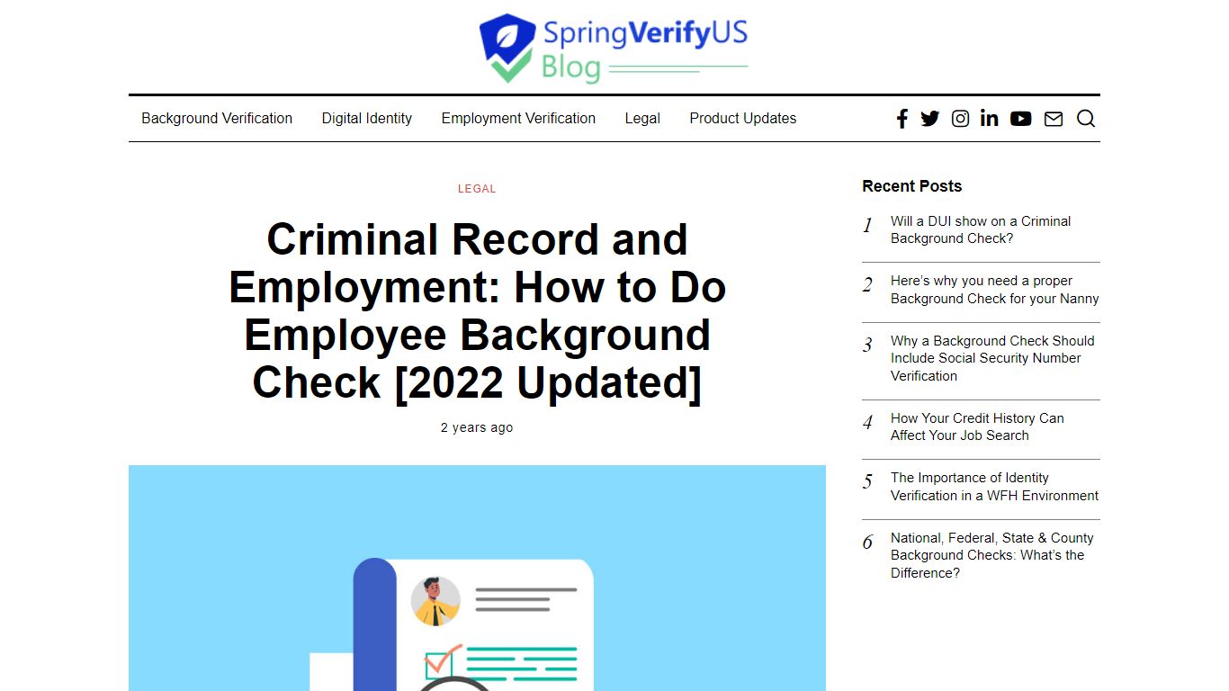 Criminal Record and Employment: How to Do Employee Background Check ...